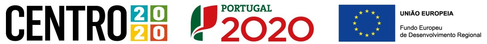 Cofinanciado pelo Centro 2020, Portugal 2020 e União Europeia (Fundo Europeu de Desenvolvimento Regional)